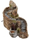 Ruscello e fontana funzionanti per presepe cm 20x34x26 h.