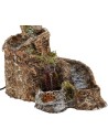 Ruscello e fontana funzionanti per presepe cm 20x34x26 h.