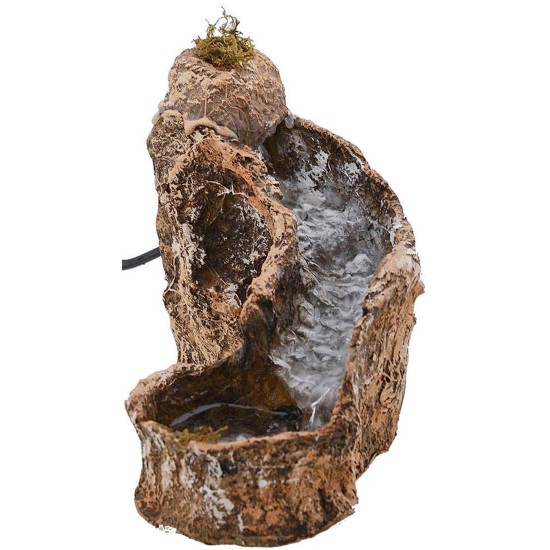 Ruscello in resina per presepe funzionante cm 6,5x24x18 h.
