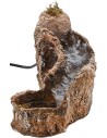 Ruscello in resina per presepe funzionante cm 6,5x24x18 h.