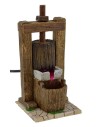 Antorcha de resina cm 9x9,5x20 h funcional para belén