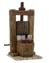 Torchio in resin cm 9x9, 5x20 h functioning for presepe