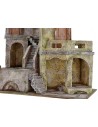 Borgo con case cm 40x22x37 h per statue da 10 cm Mondo Presepi