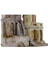 Borgo with houses cm 40x22x37 h for statues from 10 cm