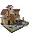 Borgo con piazza cm 24x21x21 h. Mondo Presepi