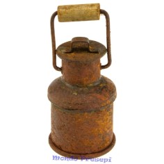 Rusty milk churn: 2