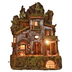 Borgo napolitano estilo 700 cm 52x49x72 h Mondo Presepi 2