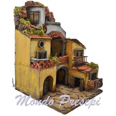 Borgo Presepe Napoletano Stile 700 Angolare Con Forno 50x40x50 | Vendita Online Su