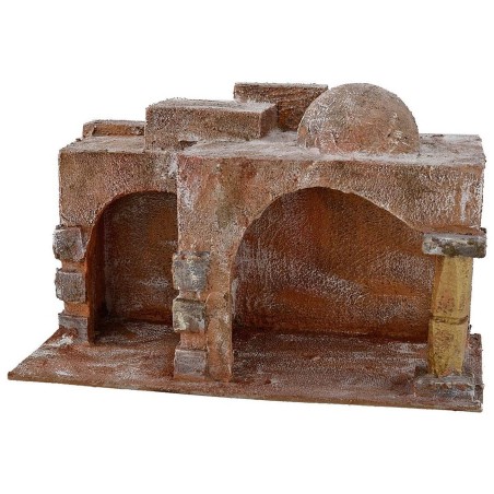 Tienda palestina con arcos cm 29x14,5x17,5 h Mundo Pesebres