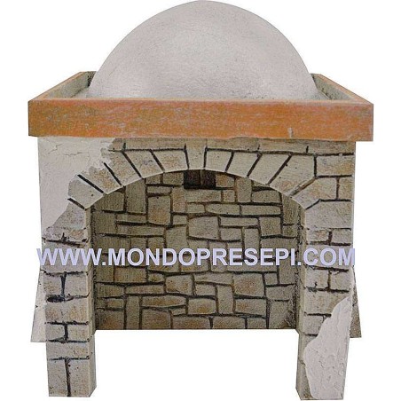 Casa Araba con bottega cm 16,5x9x17 h. Mondo Presepi