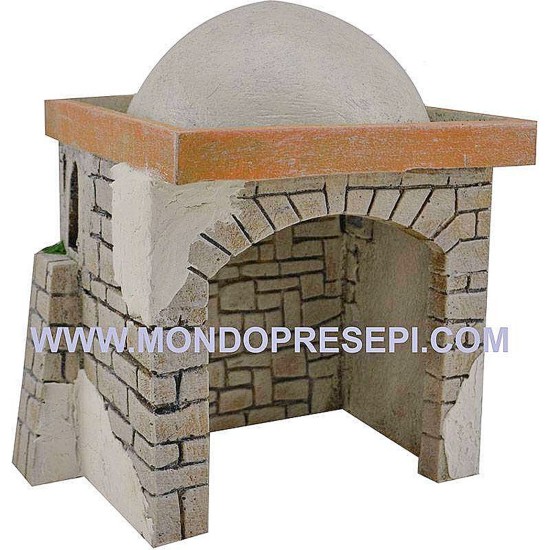 Casa Araba con bottega cm 16,5x9x17 h. Mondo Presepi