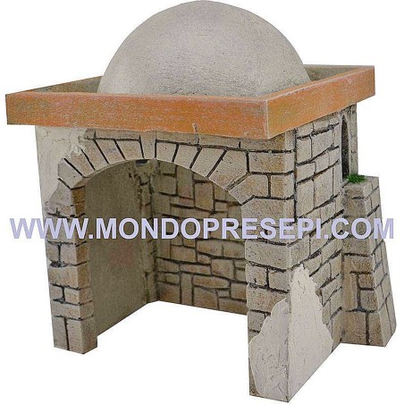 Casa Araba con bottega cm 16,5x9x17 h. Mondo Presepi