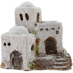 Casa Árabe de resina de 7,5x5,5x7 cm de altura. Mundo Belenes