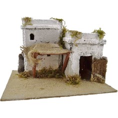 Casa Árabe de resina de 22x18x14 cm de altura. Mundo Belenes 2