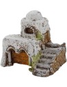 Casa Árabe de resina con arcos de 7x5,5x6,5 cm de altura.