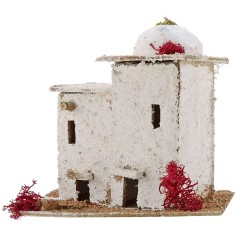 Casa árabe para belén con cúpula de 16,5x14x15 cm de altura. Mondo Presepi. 2