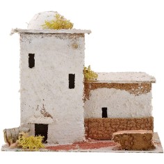 Casa Araba per presepe con cupola cm 20x15x16,5 h. Mondo Presepi