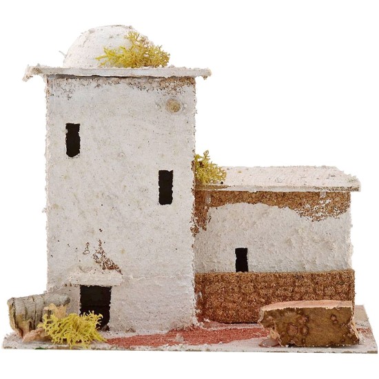 Casa Árabe para belén con cúpula de 20x15x16,5 cm de altura. Mundo Belenes