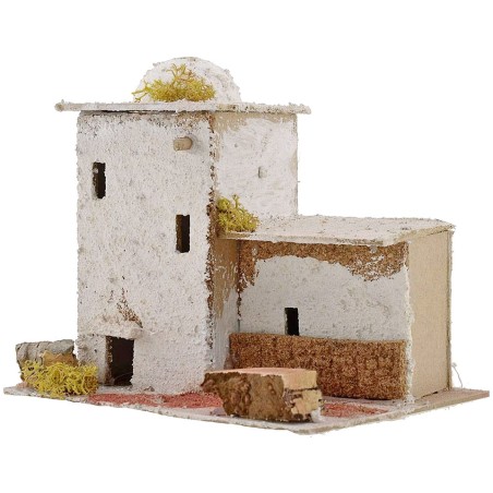 Casa Araba per presepe con cupola cm 20x15x16,5 h. Mondo Presepi