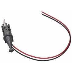 Fiaccola h 3,5 cm tremolante con led giallo 12 v. 2