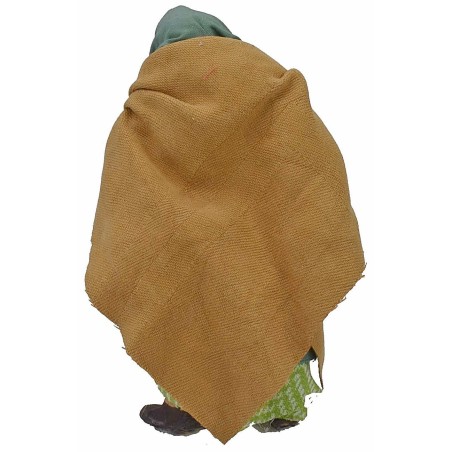 Mujer de pie articulada con mano perforada 11 cm Mundo Pesebres