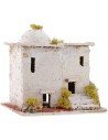 Casa árabe para belén con cúpula y escaleras de 16,5x14x16 cm