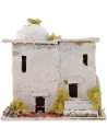 Casa árabe para belén con cúpula y escaleras de 16,5x14x16 cm