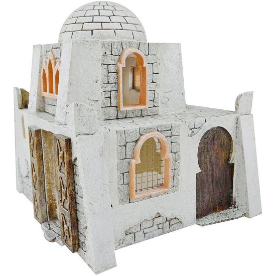 Casa Araba presepe cm 25x25x24 h. Mondo Presepi