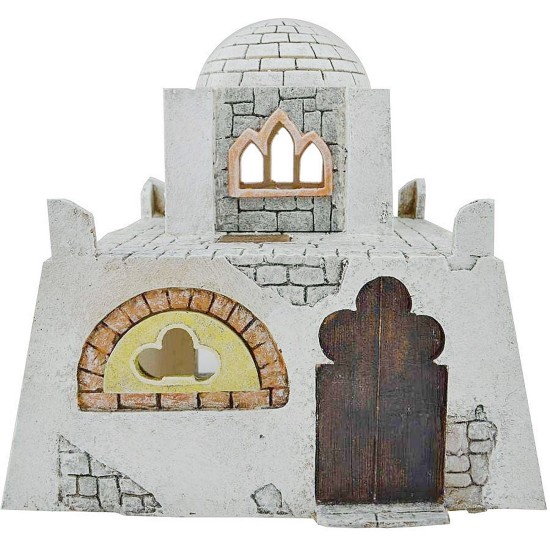 Casa Araba presepe cm 25x25x24 h. Mondo Presepi
