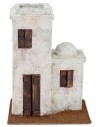 Casa árabe de dos pisos de 20x14,5x26,5 cm h