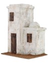 Casa árabe de dos pisos de 20x14,5x26,5 cm h