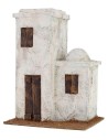 Casa árabe de dos pisos de 20x14,5x26,5 cm h