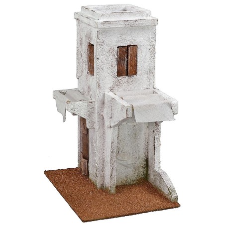 Casa araba con pensiline cm 20x14,5x27 h