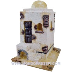Casa araba con scale cm 15x15x19 h. Mondo Presepi