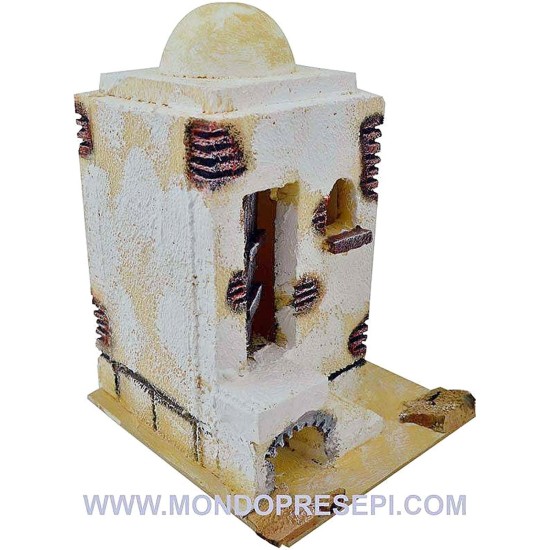 Arab house with stairs cm 15x15x19 h.