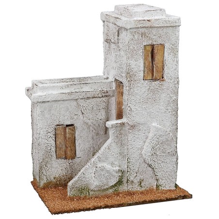 Casa árabe con escalera de 8,5x12,5x17 cm h madera, altura, casa.