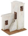 Arab house with staircase cm 19,5x14, 5x26, 5 h for statues
