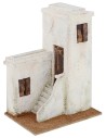 Casa árabe con escalera de 24x17x31,5 cm de altura para estatuas de 12 cm.