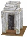 Casa árabe con porche de 19,5x14,5x19,5 cm de altura para