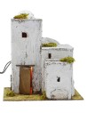 Casa árabe iluminada de 25x17,5x28 cm de alto para belén.