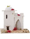 Arab house for presepe with bow door cm 18x17, 5x17, 5 h.