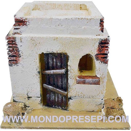 Casa araba presepe cm 15x15x12 h. Mondo Presepi