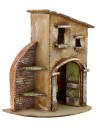 Casa con angolo per bottega 14x22x26h Mondo Presepi