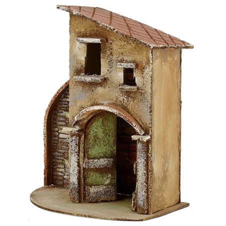 Casa con esquina para tienda 14x22x26h Mundo