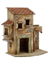 Casa con arco e terrazzo coperto 28x15x28h Mondo Presepi