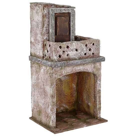 Casa con balcone a L cm 14,5x12x28 h Mondo Presepi