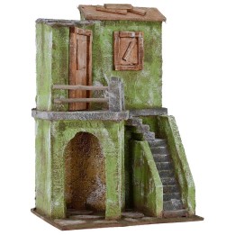 Casa con escalera y tienda de 19,5x14,5x29 cm de alto para