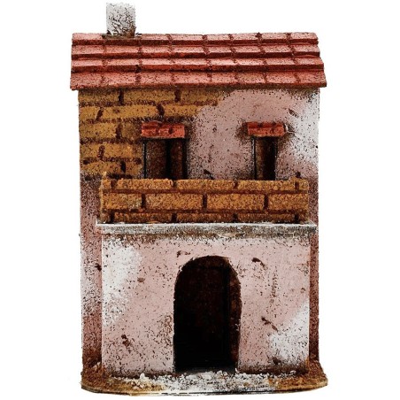 House with terrace cm 12x9x18 h.