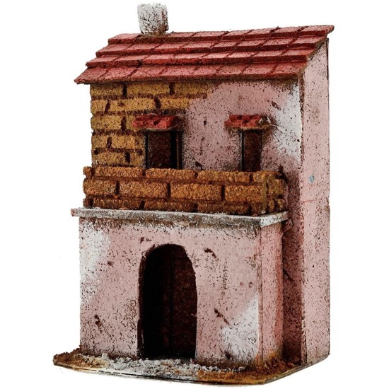 House with terrace cm 12x9x18 h.