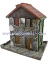 Casa de lujo en resina de 28x21x30 cm